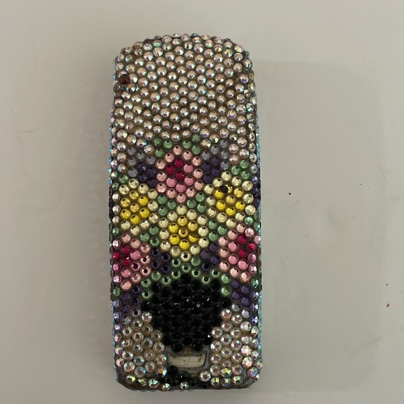 Swarovski Rhinestoned cell phone 4 x 2 - Picture 4 of 6